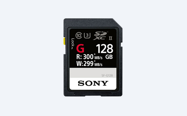 Sony SF-G记忆卡登场,每秒299MB写入登世界