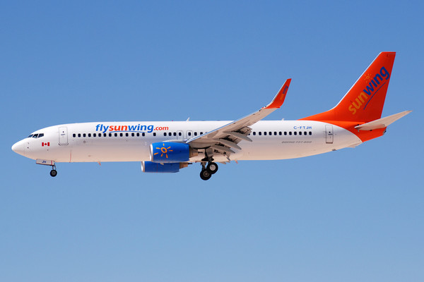加拿大廉价航空阳翼(sunwing).(图/翻摄维基百科)