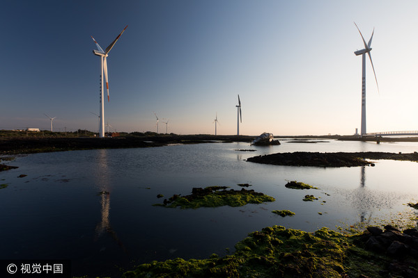 風力發電,韓國濟州島,再生能源（圖／視覺中國CFP）