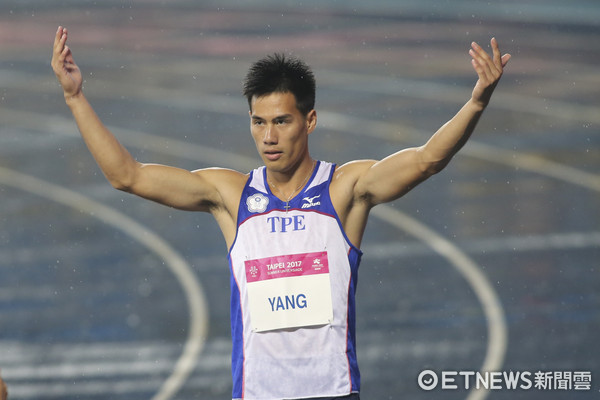 ▲▼0824 世大運男子100公尺準決賽-楊俊瀚。（圖／記者黃克翔攝）