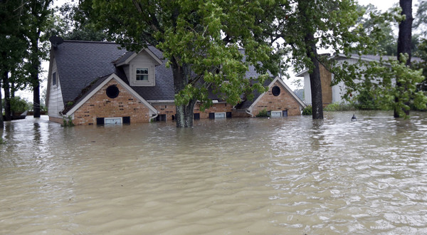 ▲▼德州受颶風影響，到處淹水。（圖／美聯社）