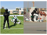 杜拜警方配備蠍型「飛行機車」　飛6公尺高空追壞人！