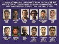 馬來西亞今年逮捕45名恐怖分子　其中1華人及3指揮官