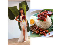 馬來西亞環球小姐把「椰漿飯」穿上身　網讚：100分
