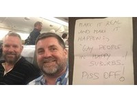 「同性戀該被割掉！」澳同志情侶遭鄰居留紙條謾罵