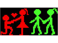 紅綠燈「小綠人」屏東放閃！　18歲紅燈下跪求婚倒數