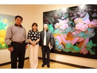 王曉青「貔貅家族」油畫展　桃園展出45幅擬人化畫作
