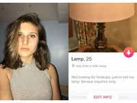 18歲女大生用tinder賣檯燈：非誠勿擾！訊息多到回不完