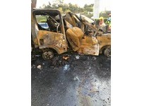 國道1號南下41公里處6車追撞竄大火　3人被燒死1受傷