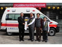 提升救護效能！蘆洲忠義廟捐贈300萬新型救護車