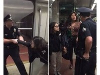 腳放在地鐵座椅上！　女「勸不聽」遭拖下車上銬...警察被罵翻了