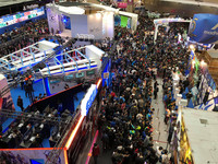台北國際電玩展開展人潮擠到爆！玩家排15公尺要30分鐘