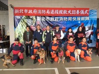 曾助高雄氣爆、台南強震　新北「百萬搜救犬」退役幸福送養