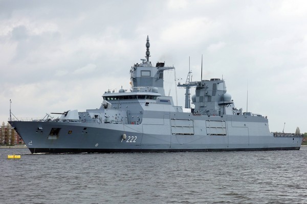 ▲▼德國海軍耗資36億歐元打造的F-125巡防艦「巴登符騰堡號」（Baden-Württemberg，舷號F222）（圖／翻攝自維基百科）