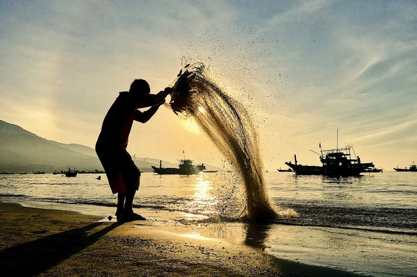 ▲越南峴港，漁民。（圖／免費圖庫Pixabay）