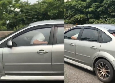 國道活春宮！白T妹騎男駕駛狂搖42秒　他找老婆實測「超悲劇」