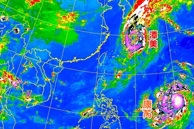 康芮3天暴風長大中颱！「關鍵北轉」不排除撲台　各國路徑預測公布