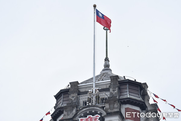 ▲▼中華民國107年國慶大會,總統府升旗,憲兵。（圖／記者李毓康攝）