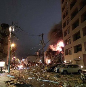 快訊／北海道札幌居酒屋爆炸倒榻　42人送醫1人重傷