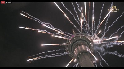 快訊／2019跨年煙火全球首秀！紐西蘭絢爛煙火點亮奧克蘭夜空