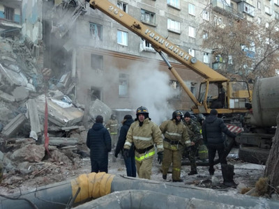俄羅斯氣爆釀7死　救難隊員零下20度尋找瓦礫堆下40人