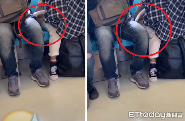 捷运惊见痴汉喵!「毛手」偷摸隔壁大腿3分钟:给亏吗?