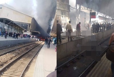埃及開羅火車出軌爆炸！至少25死50傷　目擊者驚：人被火焰吞沒