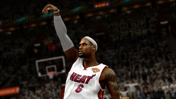 nba/热火詹姆斯首跃电玩封面 《nba 2k14》亮眼登场