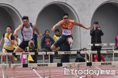 亞田賽/陳傑400欄49秒87、余嘉軒50秒22 雙排分組二晉決賽