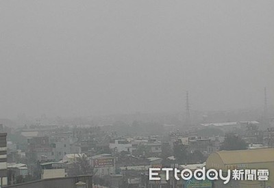 31測站拉「空汙警報」!髒空氣壟罩西半部 周五鋒面南下才好轉