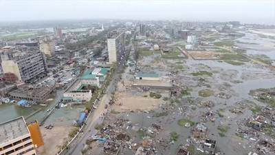 莫三比克大洪災！泥水灌爆「摧毀90％市區」　百萬災民陷絕境