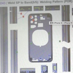 「iPhone XI」超醜三鏡頭又一力證　　背面機殼設計圖版曝光