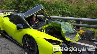 藍寶堅尼逆向對決油罐車！車主身分曝光　是台南石灰廠老闆