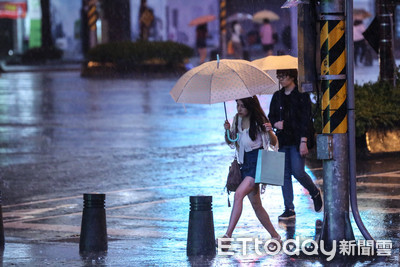 超大豪雨灌宜蘭！4縣市警報　週日起連5天「涼雨」下探18℃