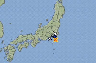快訊／日本千葉4.4地震！震央東南部外海　最大震度3