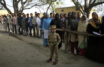 全球最大選舉　印度9億選民投票開跑　5月19日才投完！