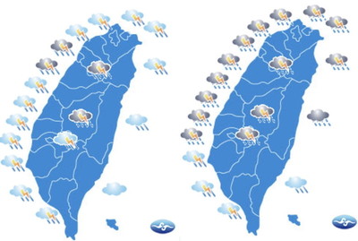 今全台有雨「周二較強鋒面通過」各地轉雷雨　吳德榮：雨勢較大