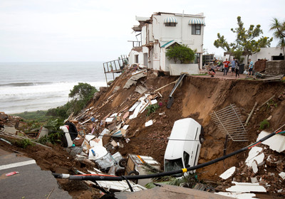 南非暴雨土石流！90分鐘「房子全沒了」　超過50人喪命