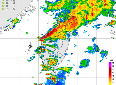 快訊／北北基16縣市大雨特報「中部閃電不小」　鋒面周日接力全台雨3天