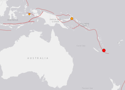 快訊／新喀里多尼亞6.2地震強襲！　暫無海嘯風險