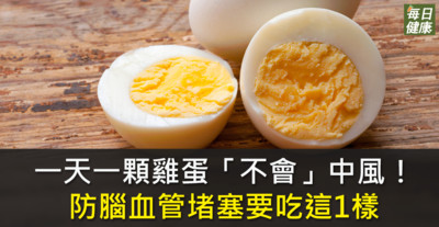 不要再亂傳了！　每天一顆雞蛋「並不會」中風