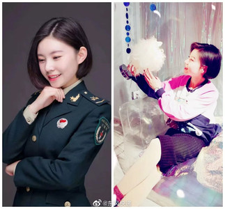 迷彩服再見！　陸火箭軍「出賣」女兵　鮮紅洋裝秀身材