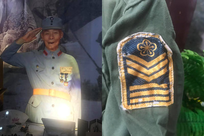 阿伯珍藏軍服超過60年！臂章階級「三粗三細」曝光　大家驚了　　