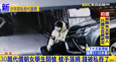 為賺30萬！少年槍手「BB彈襲國中妹」　落網哀嘆：錢被私吞了