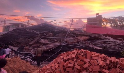 柬埔寨施工中7層樓建築物倒塌　至少3死…30工人受困瓦礫堆
