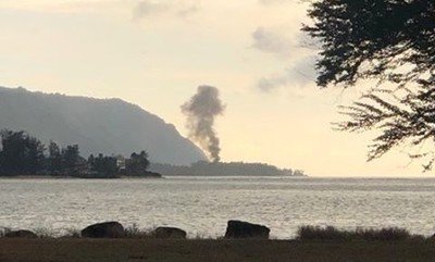 更新／夏威夷高空跳傘飛機「起飛1分鐘墜毀起火」　機上9人全罹難