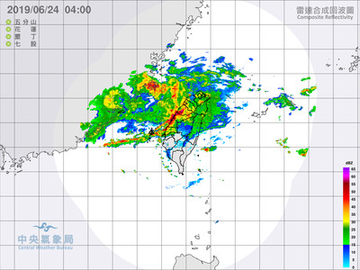 颮線清晨襲！中部人嚇醒「根本颱風」　16縣市大雨特報一張圖看本周天氣