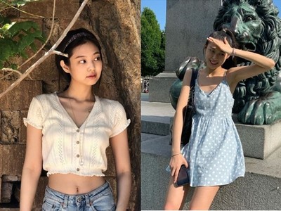 從韓星私服找夏季穿搭靈感，Jennie穿Crop top小露蠻腰、雪炫最愛細肩