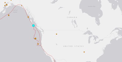 加拿大溫哥華島發生規模6.5地震　「深度僅10公里」