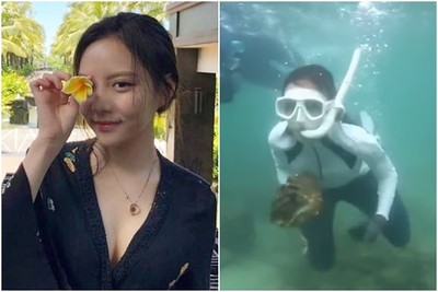 鏡頭前「泰國潛水抓巨蚌」　23歲韓星挖2顆爽喊：抓到了！…面臨5年徒刑